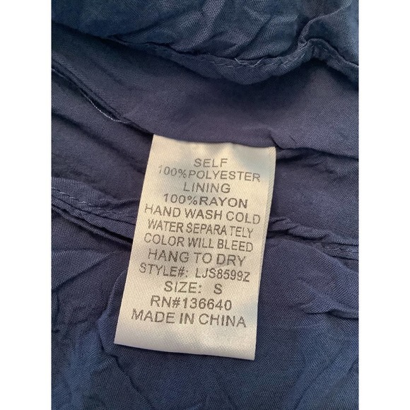 L’ATISTE BLUE LOW CUT CHOKER NECK TIE ROMPER SIZE S - Picture 5 of 8